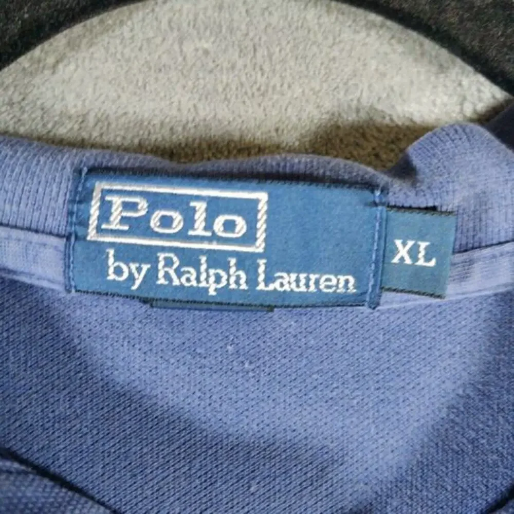 Polo Ralph Lauren Shirt Mens Extra Large Blue‎ Polo Long Sleeve Casual Preppy